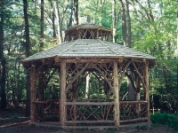 gazebo with cupola